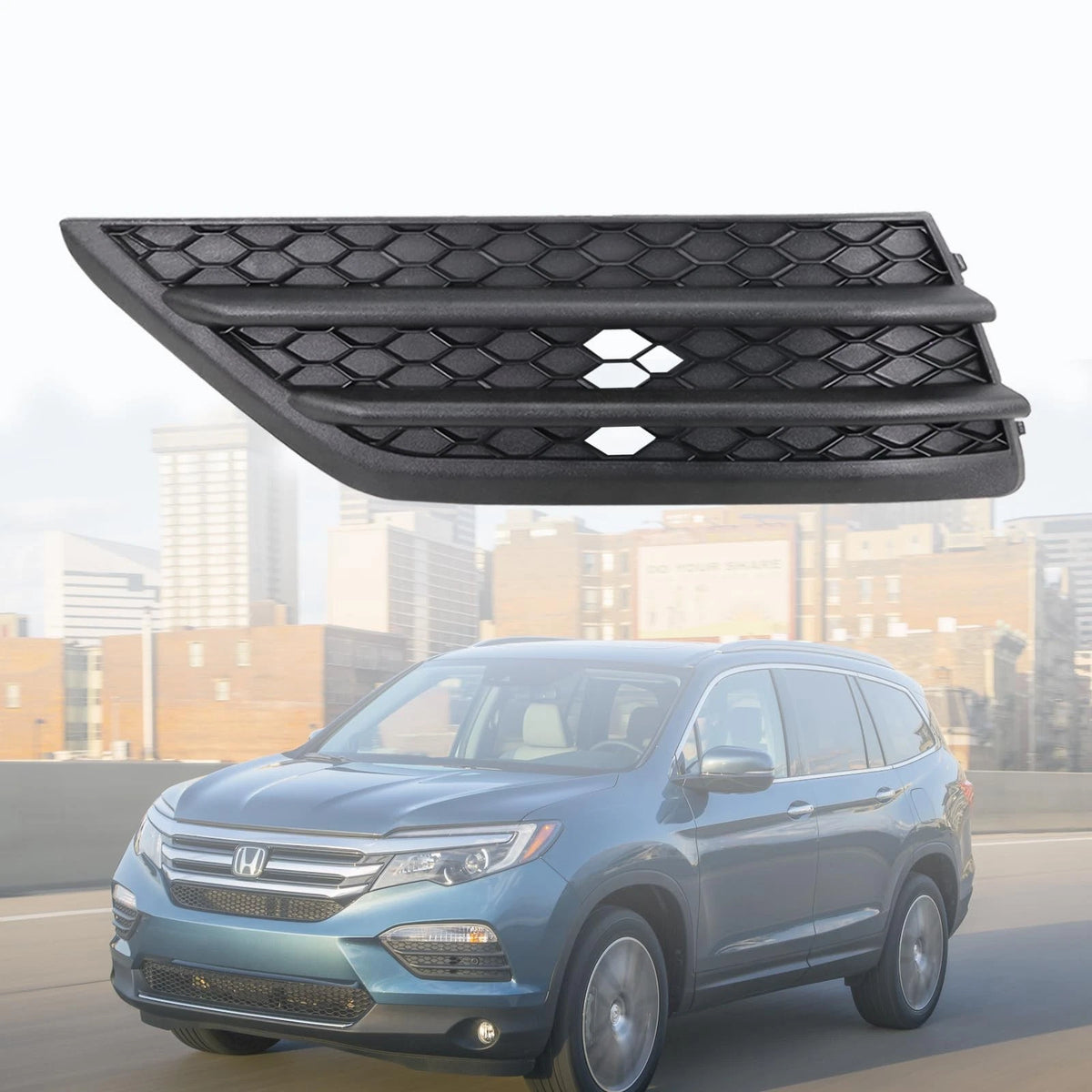 Left Fog Light Cover Bezel for Honda Pilot (2016–2018)