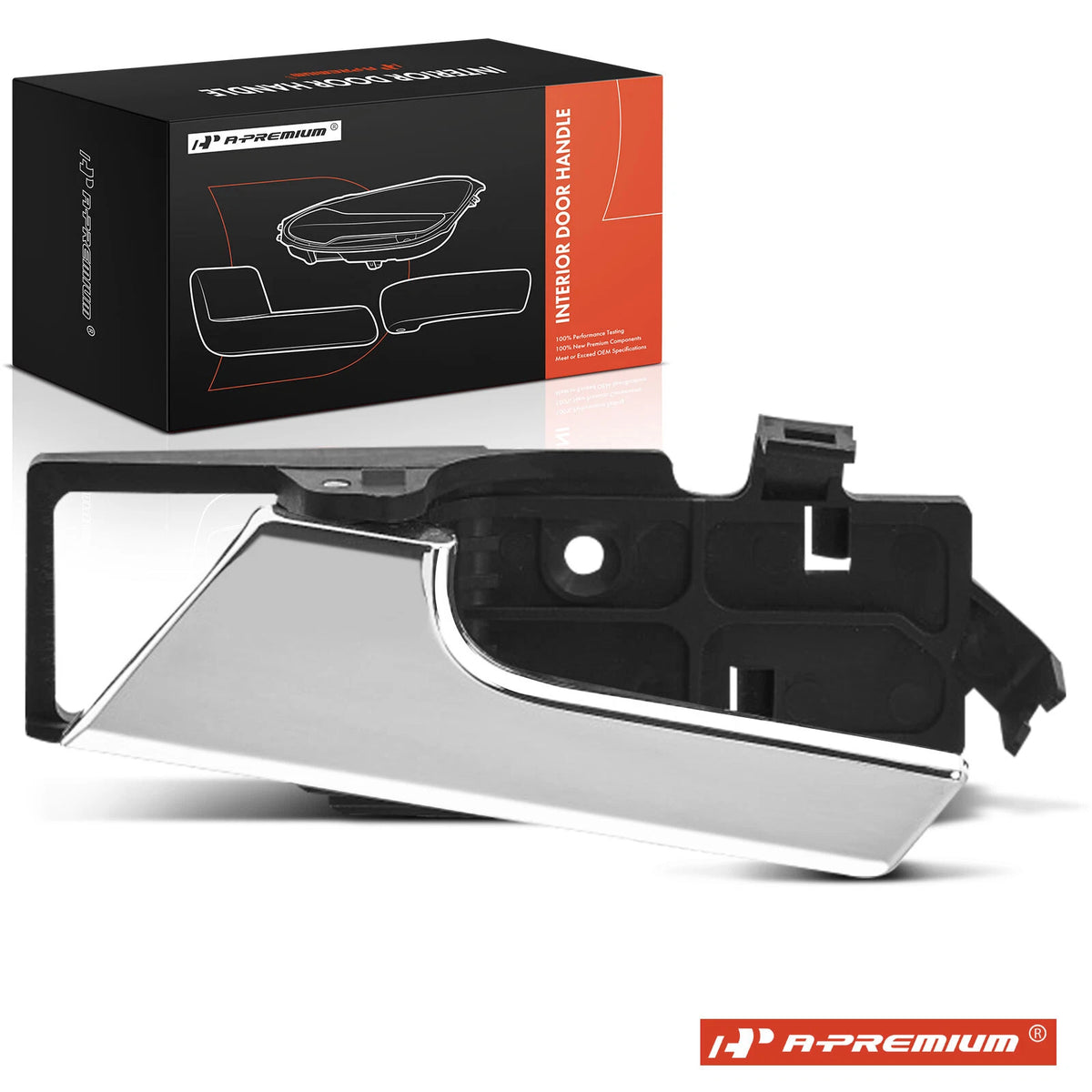 Front Interior Door Handle for Chevrolet Aveo (2007–2011) Chrome Black 96462709, 81850