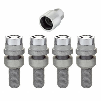 4X McGard Wheel Lock Bolt Set for Audi Q5 (2009–2019) | Radius Seat | Chrome | TLX-mcg28020-CL360A70