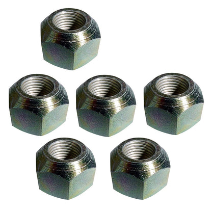 Set of 6 Front Wheel Nuts for Ford 8N NAA 600 800 801 900 2000 4000 ('64)