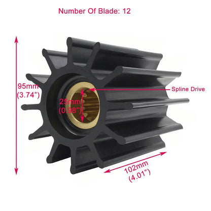 Impeller for Cummins 4019403 4933743 Sherwood 18000K Johnson 09-705BT-1