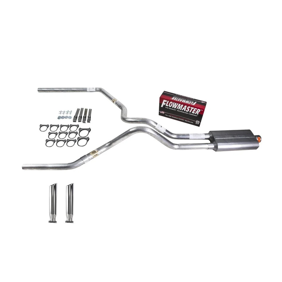 Dual Exhaust Pipe for Ram 1500/2500/3500 (1994–2001) - Flowmaster 50 RC Tip