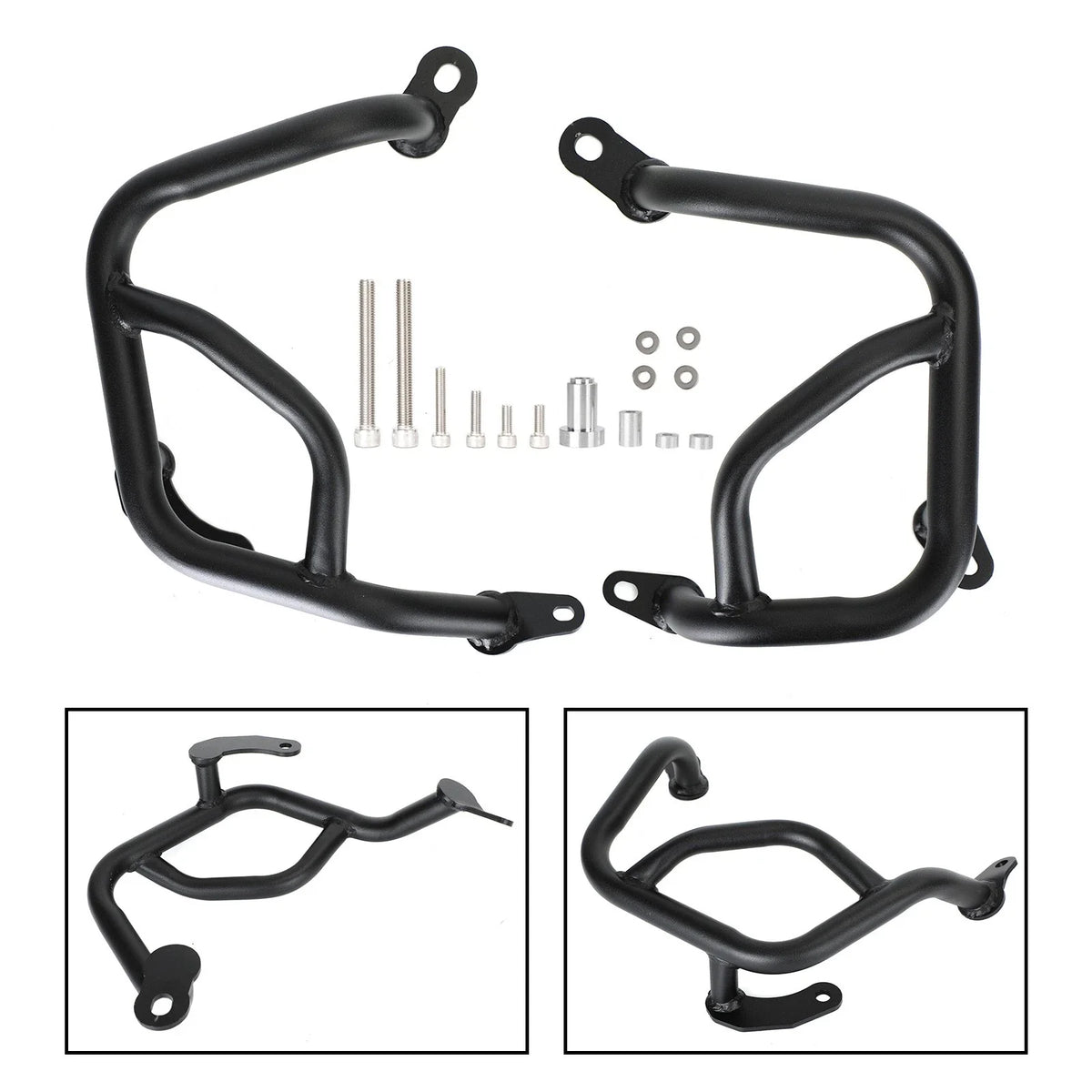 Lower Engine Guard Crash Bar for BMW F900XR (2020–2022) - Steel, Black
