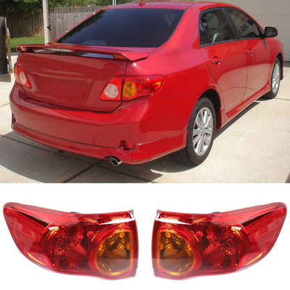 Set of 2 Outer Brake Lamp Tail Lights for Toyota Corolla (2009–2010) 8155002460