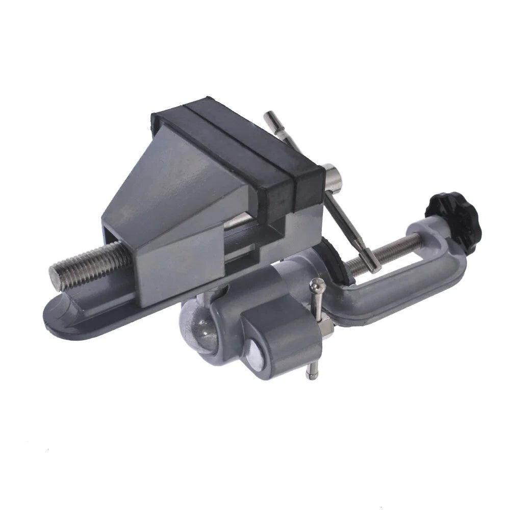 3" Universal Table Bench Vise with Swivel Base for Workbench