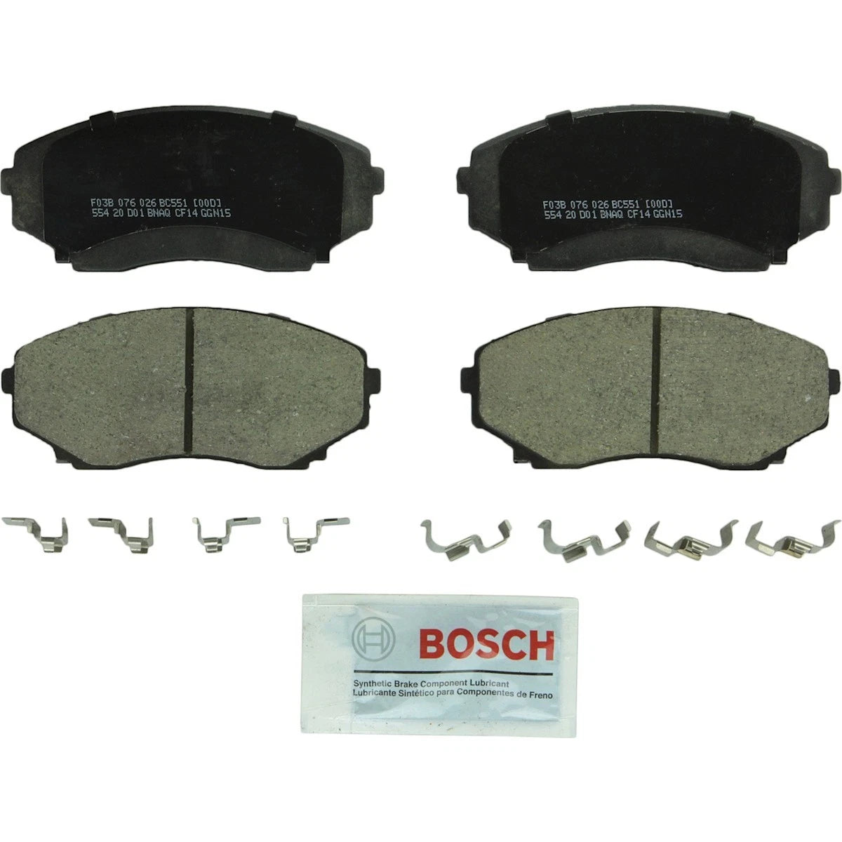 2X Brake Pad Set BC551 for Mazda MPV (1992–2006)