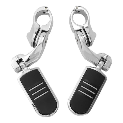 Chrome 1 1/4" Short Pegstreamliner Highway Engine Guard Footpeg for Harley