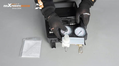 Cylinder Leakage Tester Kit for Dual Gauges (0-100psi, 0-700kpi)
