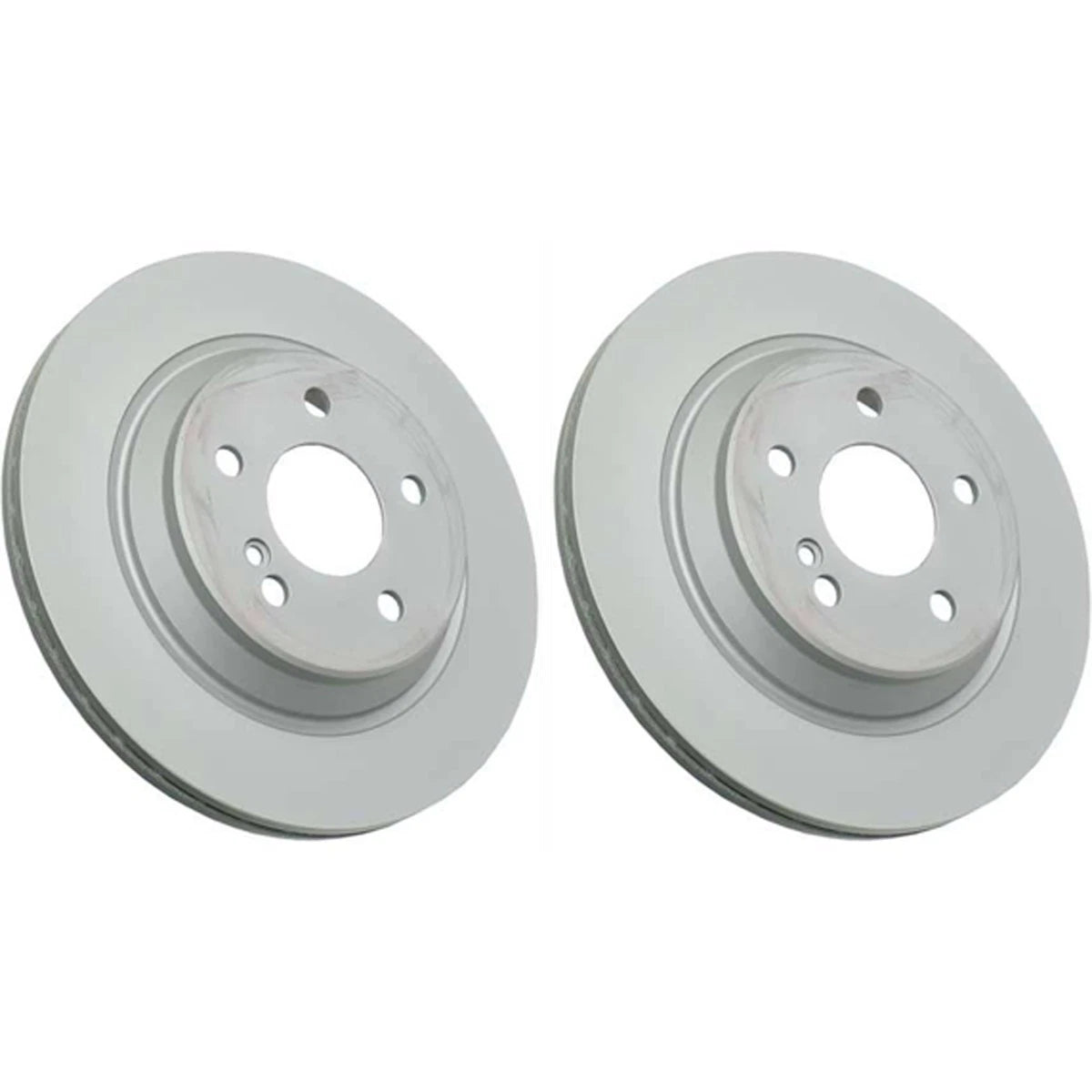 Set of 2 Zimmermann Brake Discs for Mercedes-Benz S430 S500 CL500 (2000–2006)