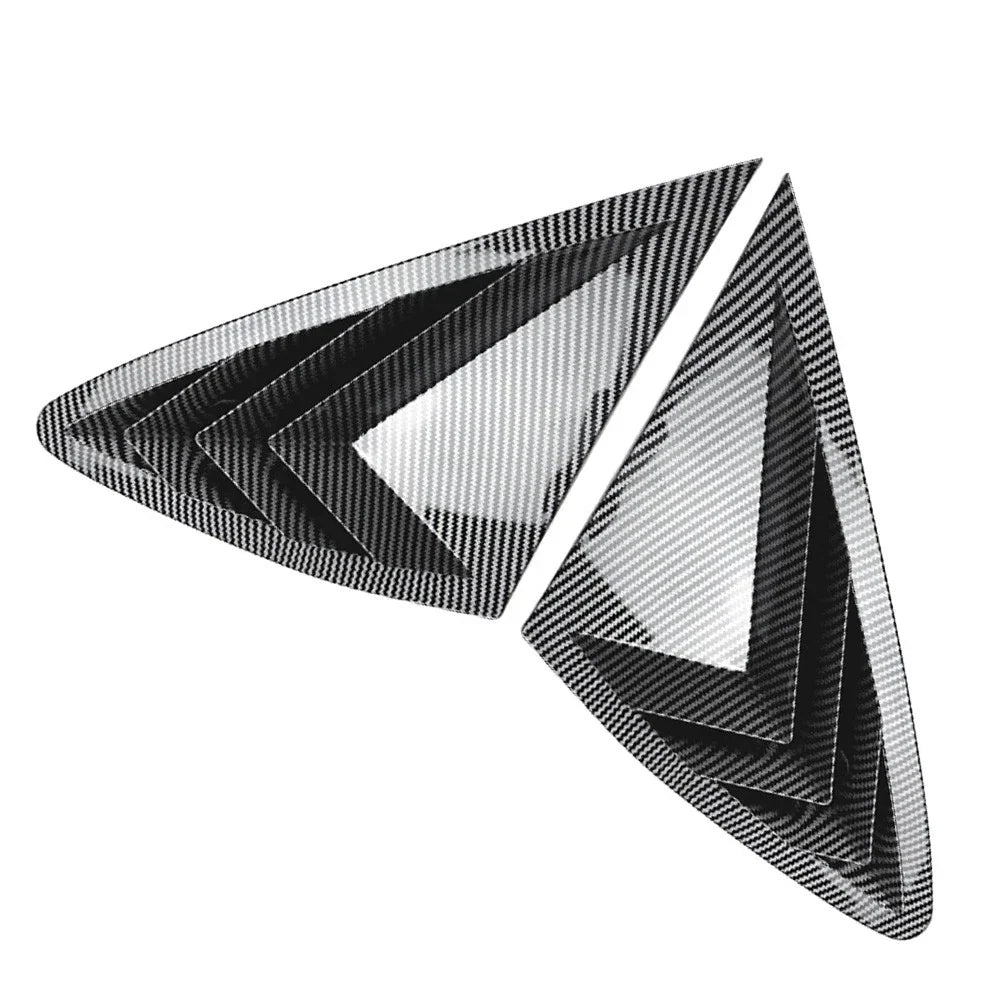 Rear Window Louver Shutter Trim for Benz GLC-Class Coupe C253 (2016–2022) Carbon Black