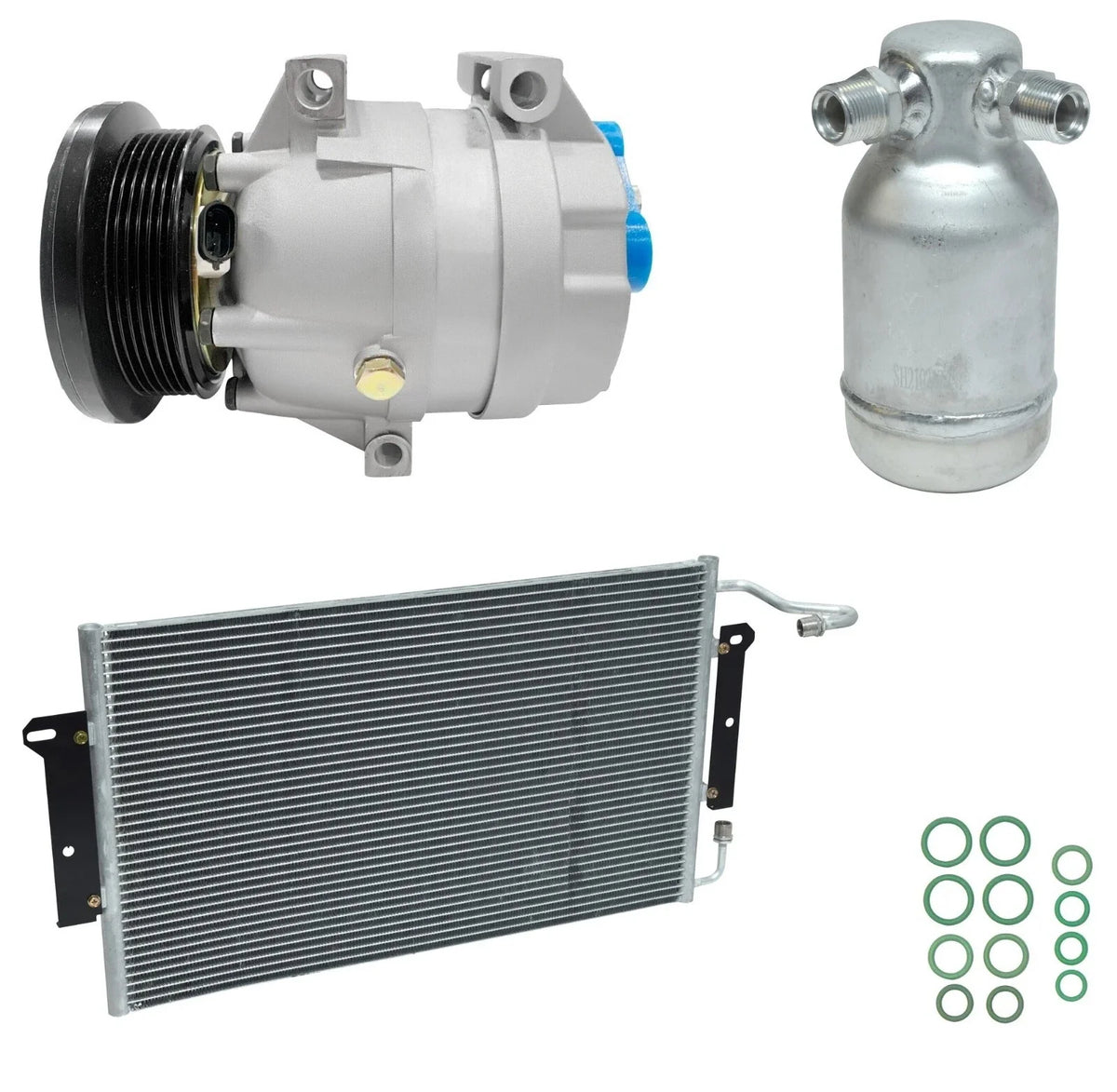 AC Compressor Kit With Condenser Fits Buick Skylark 3.1L (1998–1998)
