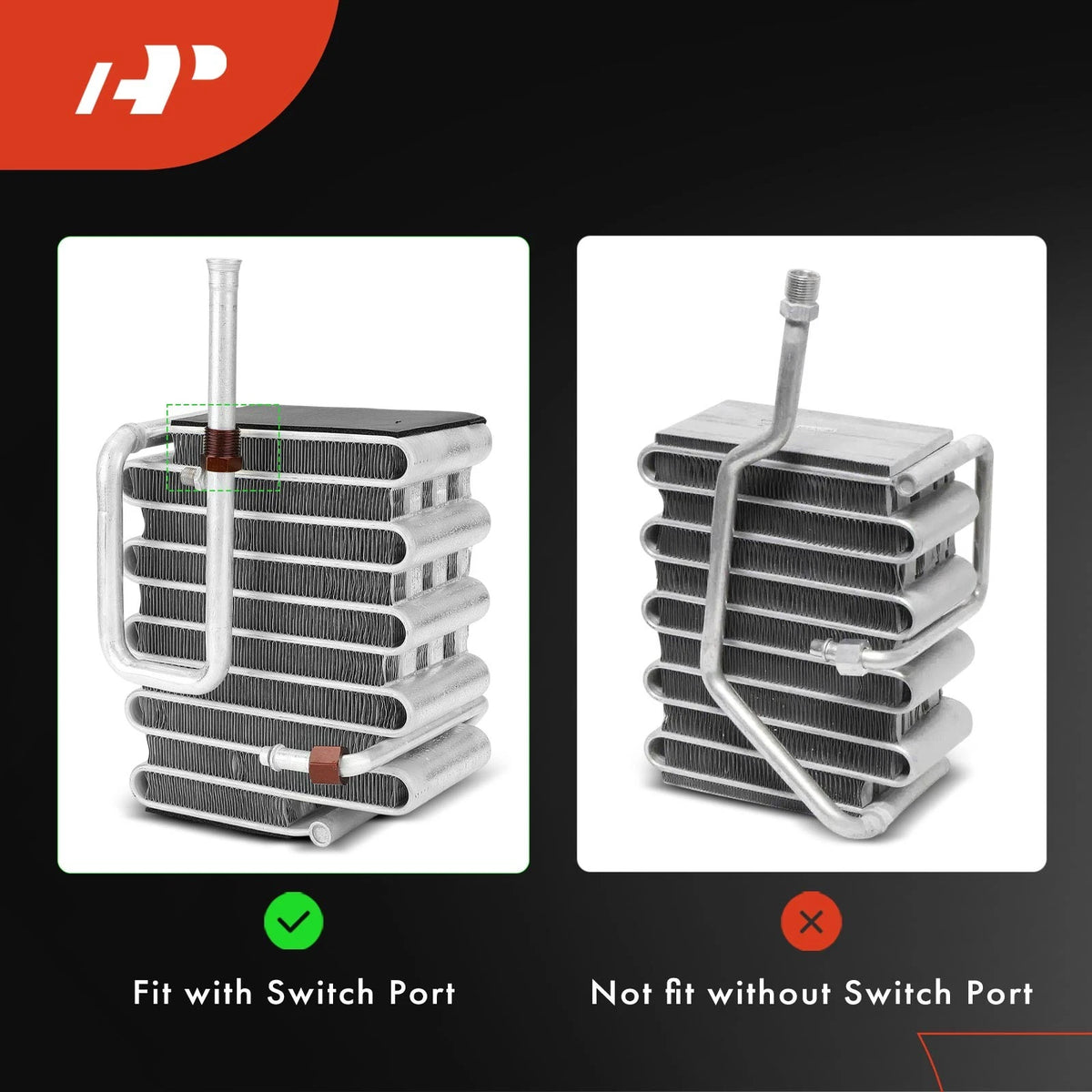 A/C Evaporator Core for Honda Prelude (1988–1991) 80210SF1A01 80210SF1A03 80210SF1A21 80210SF1A22