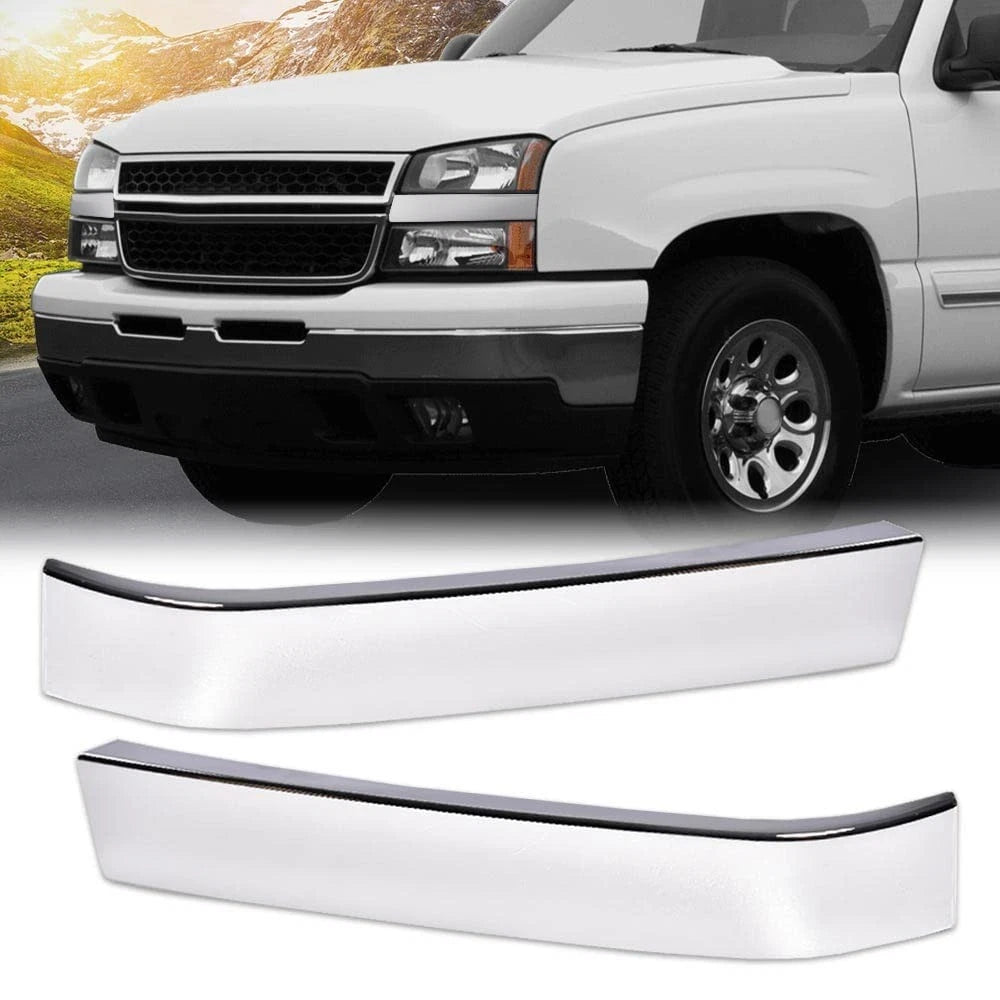 Grille Trim Set for Chevy Silverado (2003–2007) Silver