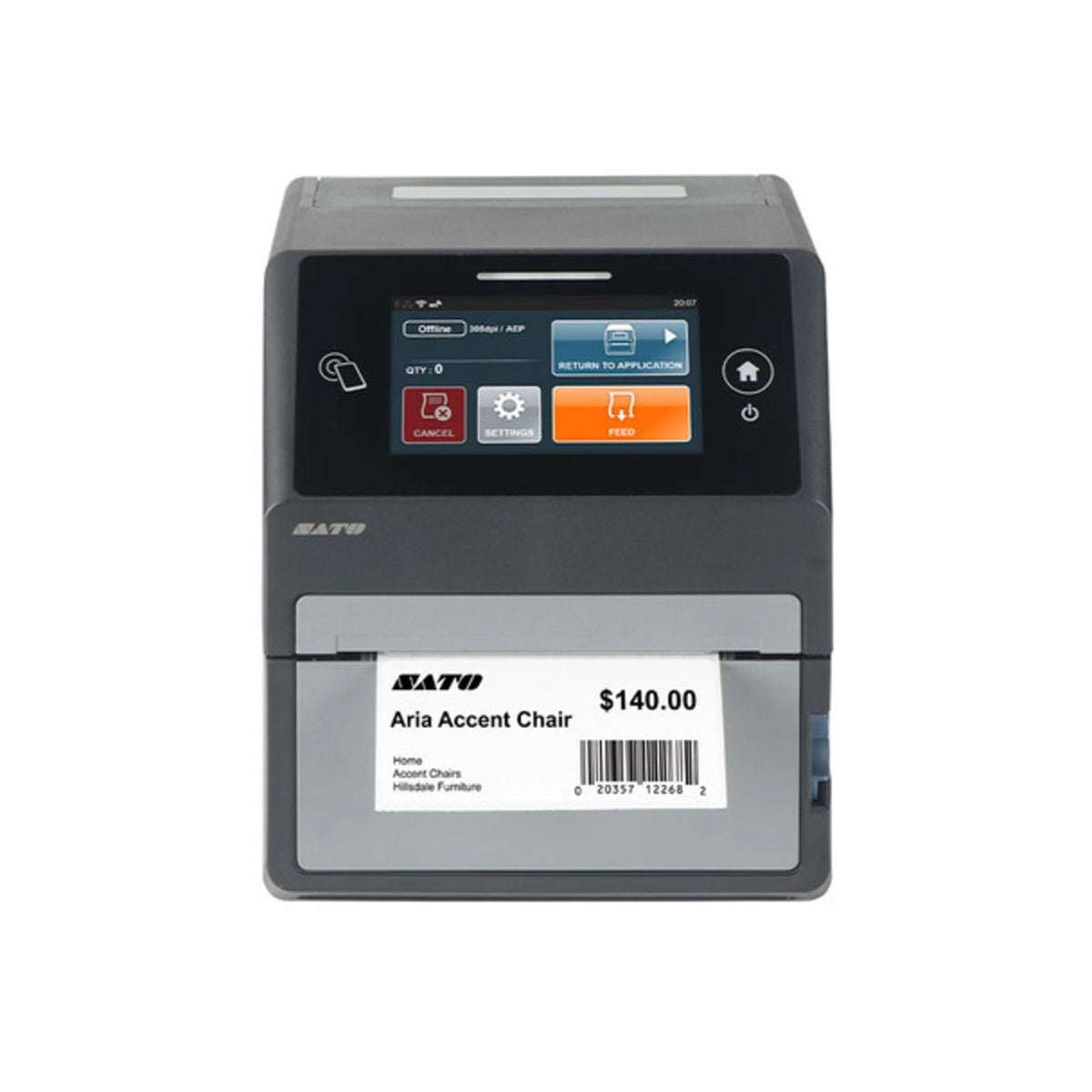 Sato WWCT04241-NDN Thermal Transfer Dispenser for Ct4-lx