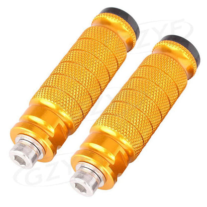 CNC Aluminum Gold Rearset Footrests Foot Pegs for Universal