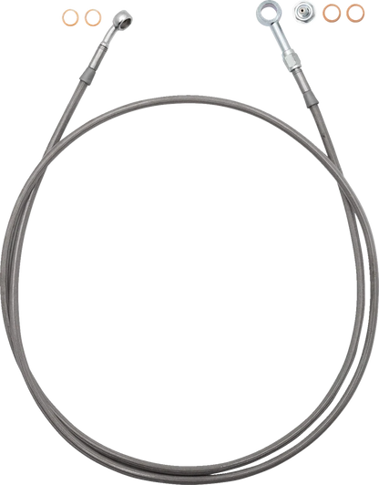 EZ Install Brake Line for FAT BAGGERS INC. (100069) - 69" Stainless Steel Braid