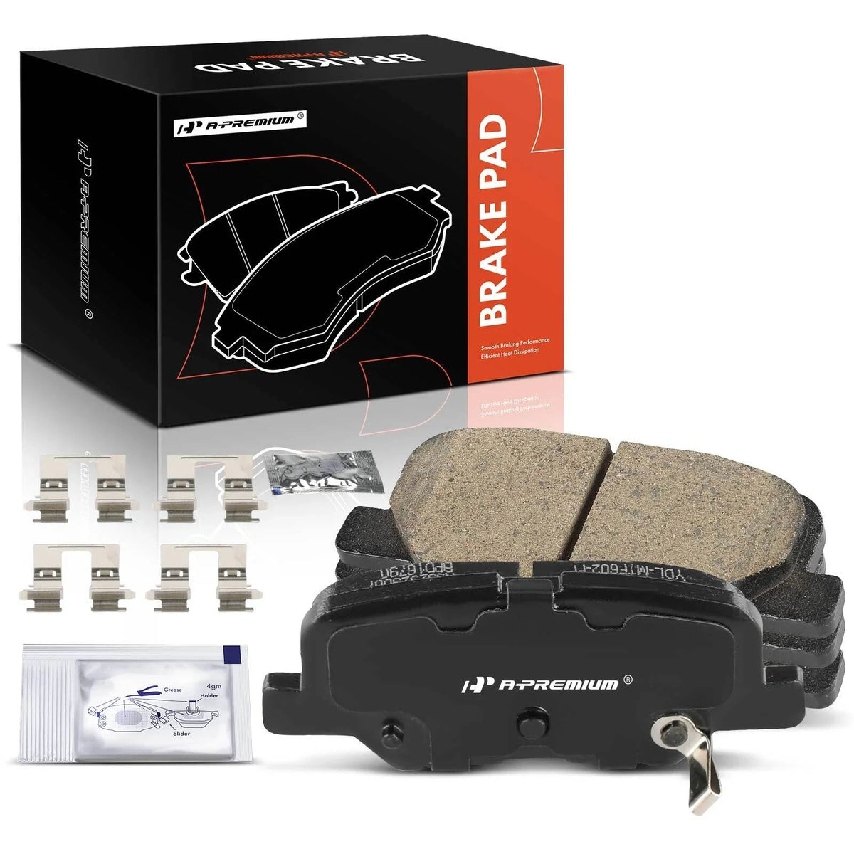 Set of 4 Rear Ceramic Brake Pads for Mazda 3 (2014–2018) & Mitsubishi Outlander