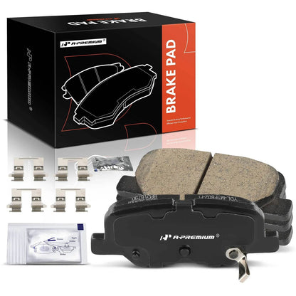 Set of 4 Rear Ceramic Brake Pads for Mazda 3 (2014–2018) & Mitsubishi Outlander