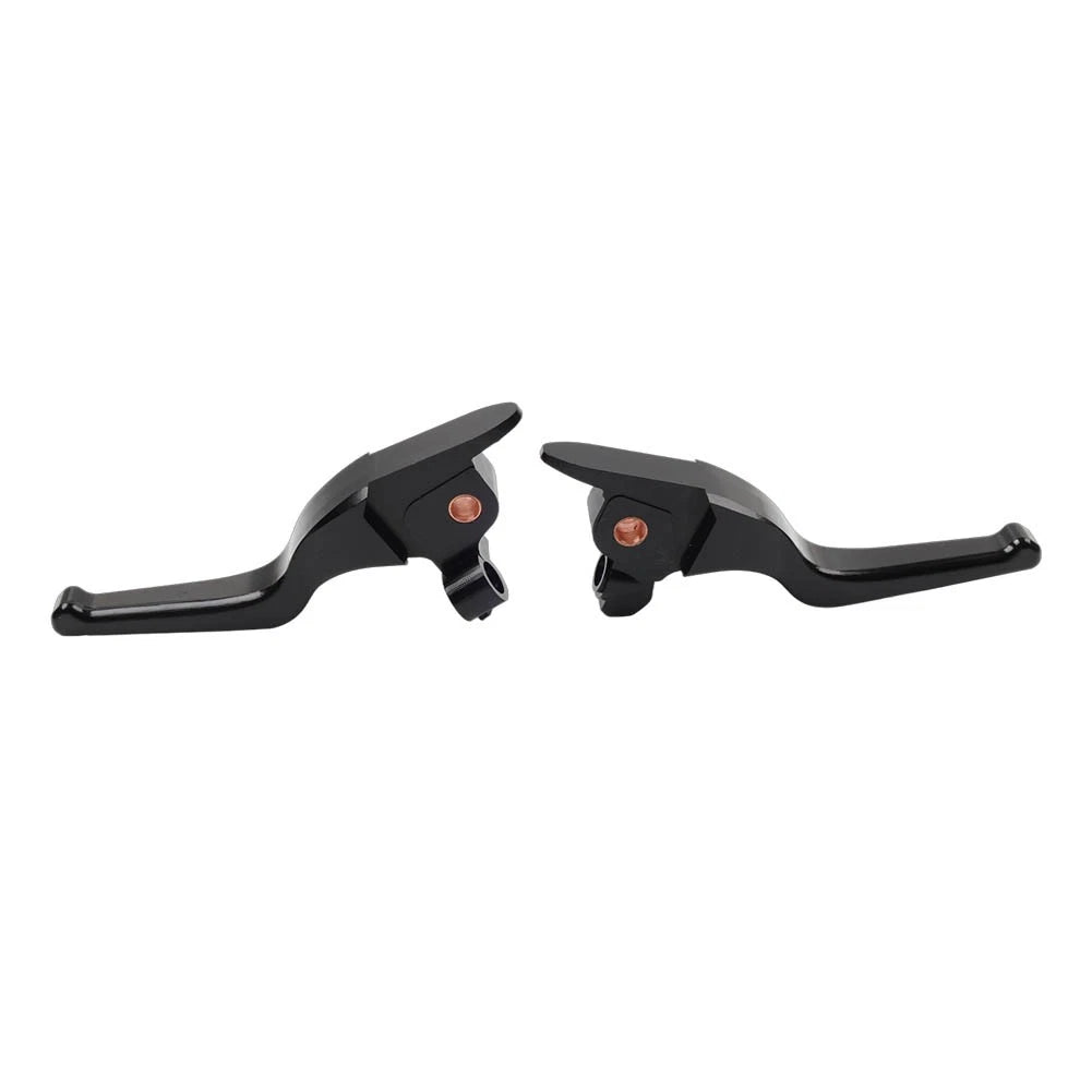 2X Black Hydraulic Brake Clutch Levers for Harley Touring (2014–2023)