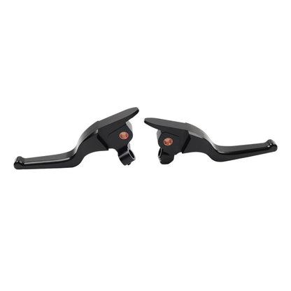 2X Black Hydraulic Brake Clutch Levers for Harley Touring (2014–2023)