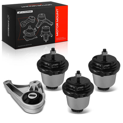 Set of 4 Engine Mounts for GMC Acadia (2007–2008) - 15936657, EM3143, EM3192