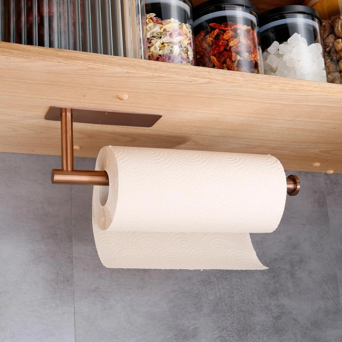 Premium Paper Towel Holder for Kitchen (Under Cabinet)