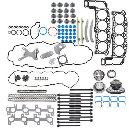 Timing Chain Kit with Head Gasket Bolts for Chrysler Dodge Ram 1500 (2004–2007) BCK97955K