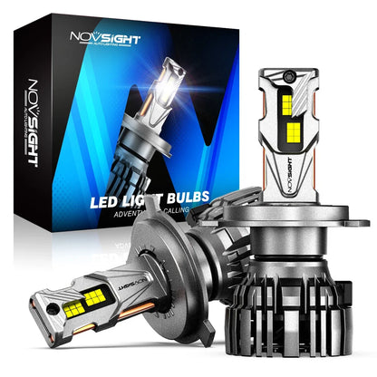 2X H4 9003 LED Headlights for 30000LM 6500K