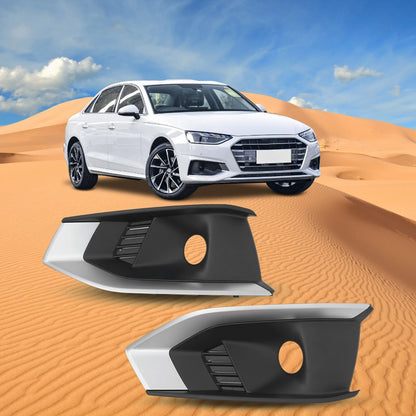 Set of 2 Fog Light Grille Covers for Audi A4 (2020–2022) 8WD807681L, 8WD807682L