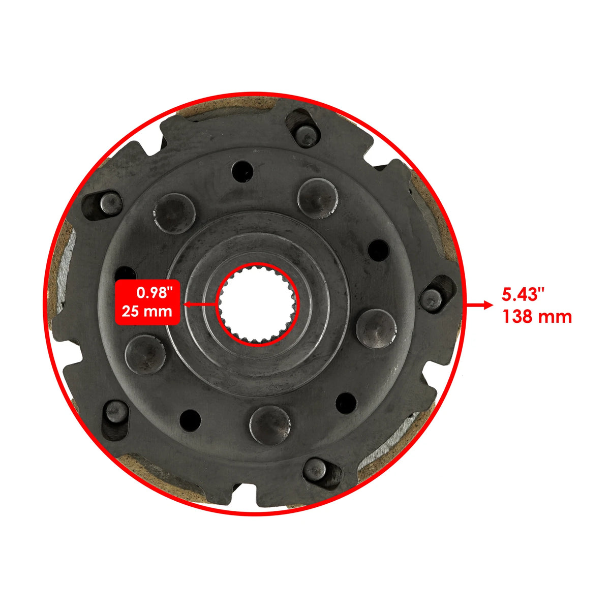 Wet Clutch Centrifugal Carrier for Arctic Cat Prowler HDX 700 4X4 (2011–2015) CC111 - LAR