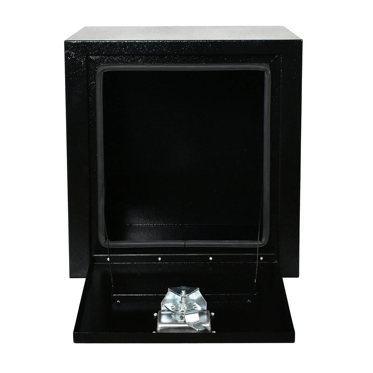 Steel Tool Box for Pickup Truck (18" x 18" x 18") - Black, Lock & Key