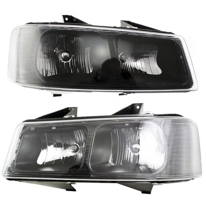 Headlight Pair for GMC Savana 2500 (2003–2016) PLX-M0-20-6582-00-1-CL360A8, GM2502233, GM2503233