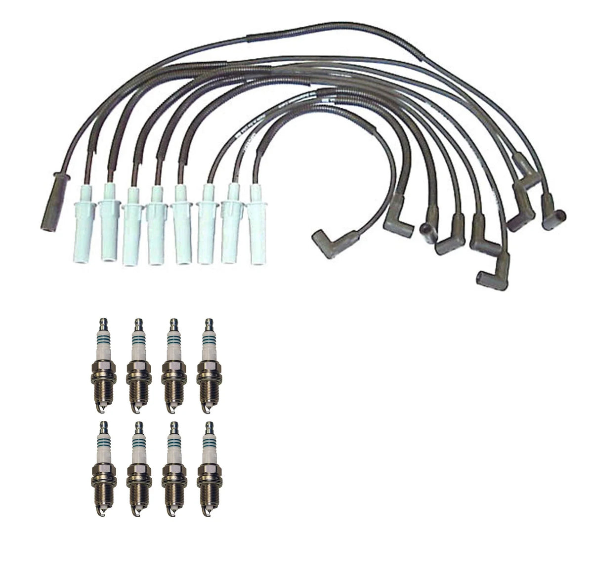 Denso Wire Set & 8 Iridium Power Spark Plugs for Dodge 5.2 5.9 V8 (1990–2003)