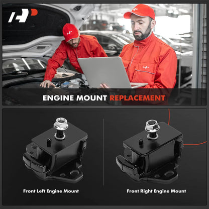 2X Engine Motor Mount for Toyota Tacoma (1995–2004) 4Runner (1988–2000) - 1236135090, 1236100000, A4208