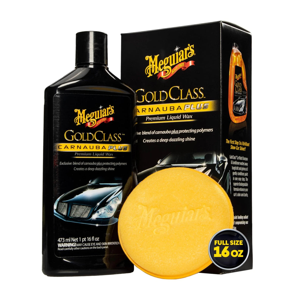 Meguiar's Gold Class Carnauba Plus Liquid Wax for All Vehicles (Pack of 1)