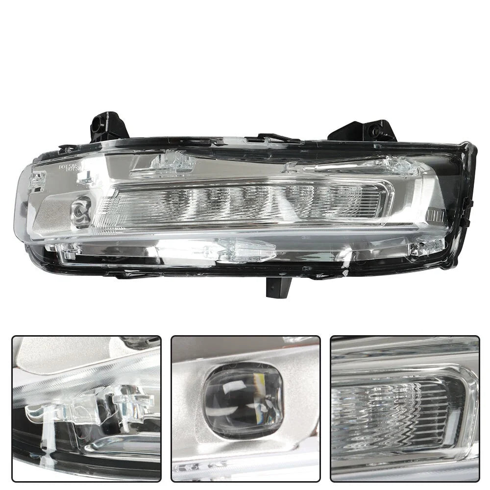 LED DRL Fog Light Assembly w/Turn Signal Left Side for Ford Mustang (2018–2020)