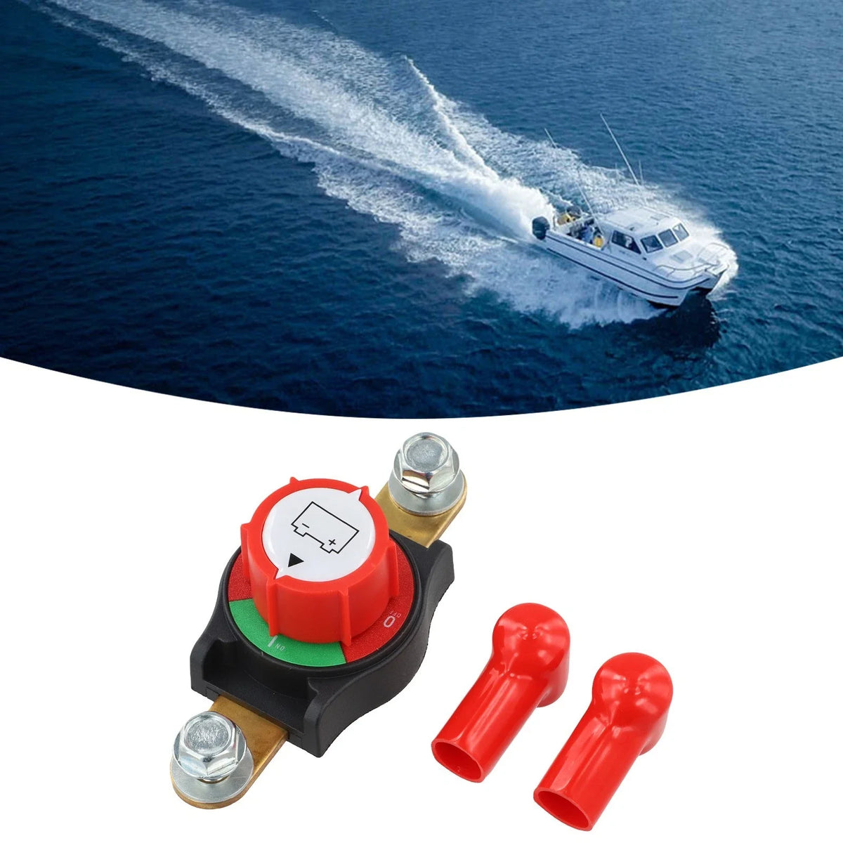 Side Post Disconnect Switch for RV Boat ATV (12V-48V)