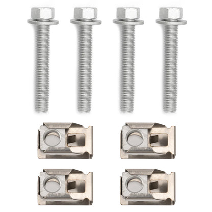 Set of 4 Exhaust Manifold Bolts U Nuts Kit 03442 for Dodge Ram 1500