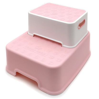 2X Anti-Slip Step Stool for Toddler Kids Bathroom Potty