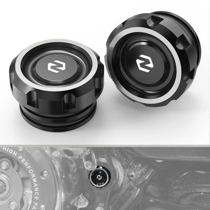 2X Aluminium Frame Hole Plugs for Harley Road King Special FLHRXS (2017–2024) 47000344