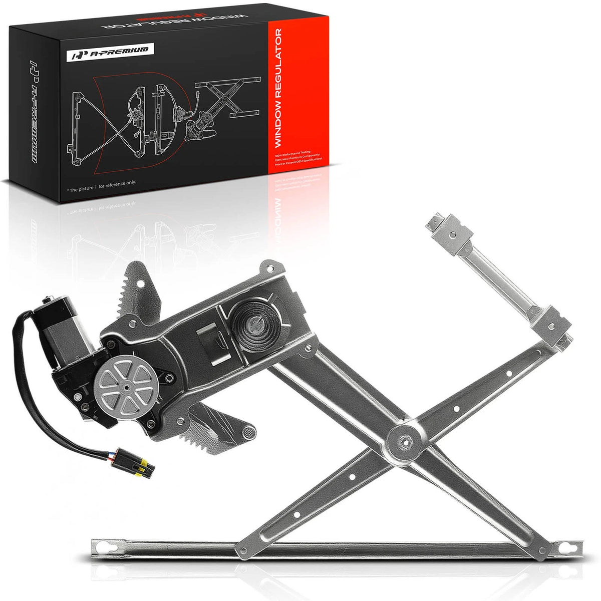 Front Right Power Window Regulator with Motor for Dodge Ram 2500 (2000–2002) 55154924, 741-752