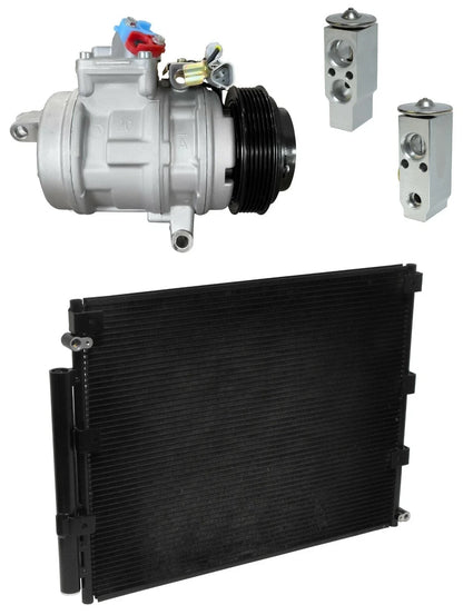AC Compressor Kit With Condenser for Toyota Land Cruiser 4.7L (2001–2007)