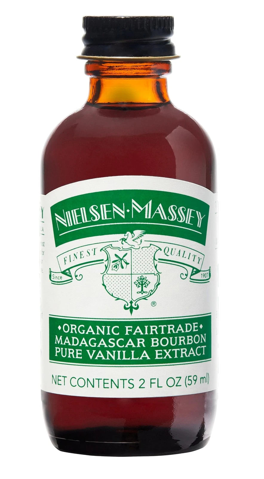 Nielsen-Massey Organic Fairtrade Madagascar Bourbon Pure Vanilla 2 Fl Oz