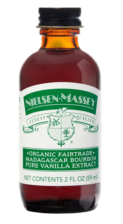 Nielsen-Massey Organic Fairtrade Madagascar Bourbon Pure Vanilla 2 Fl Oz