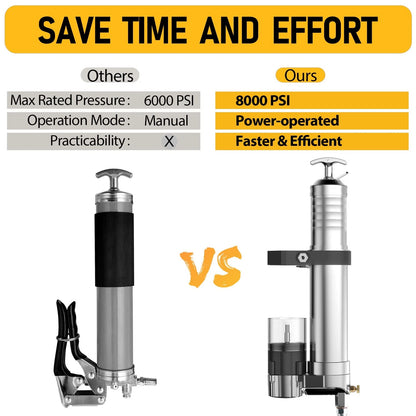 Electric Grease Gun Drill Adapter for ATIVERE (14 OZ)