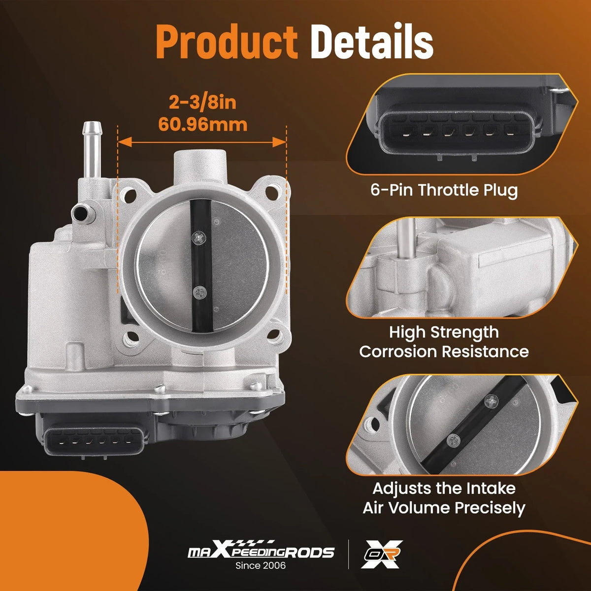 Fuel Injection Throttle Body for Nissan Versa Tiida Sentra NV200 Cube (1.8/2.0L)
