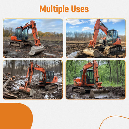 Quick Attach Mount Ears for Kubota KX71 KX91 KX121