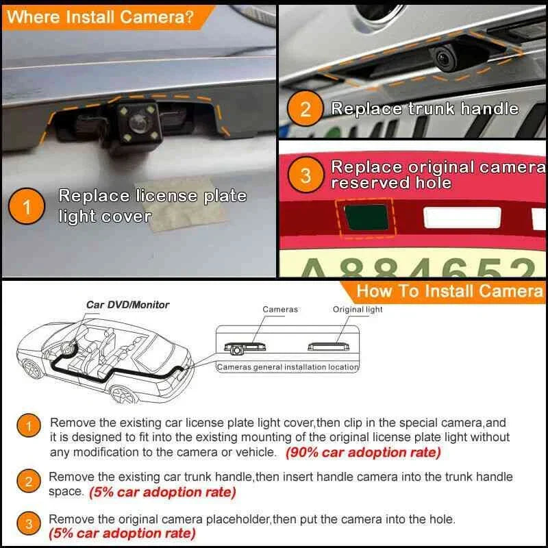 Reverse Rear View Backup Camera for Lexus ES250 ES300h ES350 GX460 IS300