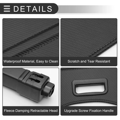 Retractable Cargo Cover for Chevrolet Blazer (2019–2024) Black Carbon Fiber