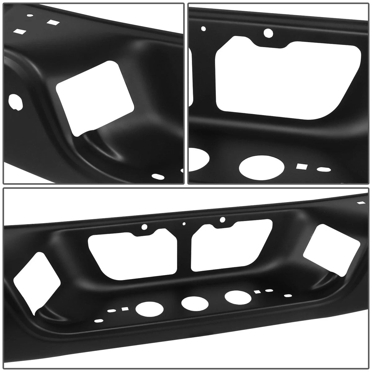 Set of 2 Rear Bumper Face Bars for Toyota Tundra (2007–2013) OE Style Black